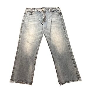 Lucky Brand Jeans 181 Relaxed Straight Leg Light Wash Baggy Men's Size 40x30 y2k